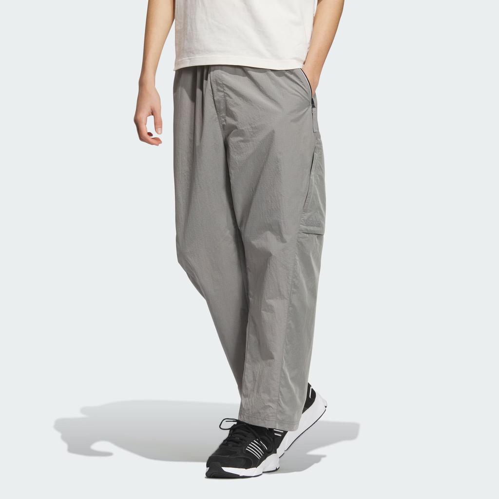 Adidas Future Style Solid Loose Water-Resistant Sports Casual Pants Men Bottoms Ice-Grey JI9906