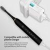 Sonic Elektrische Zahnbürste für Erwachsene Ipx7 Wasserdicht Mit 4 Bürstenköpfen USB Wiederaufladbar Hochfrequente Reinigung 6 Reinigungsmodi