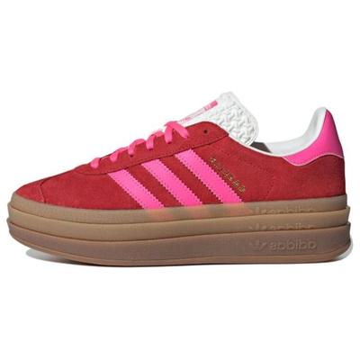Gazelle Bold Collegiate Red Lucid Pink Dam Sneakers Core-White IH7496