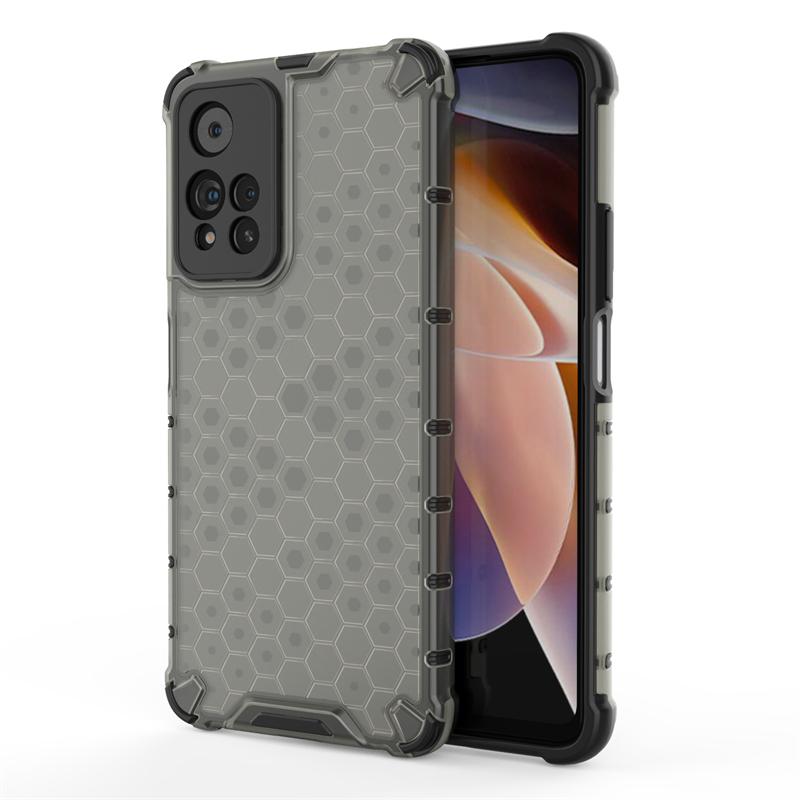 Shockproof Transparent Case For Redmi Note 11 Pro Plus 5G Honeycomb Armor Case Redmi Note 11 Pro Plus 5G Case For Redmi Note 11S