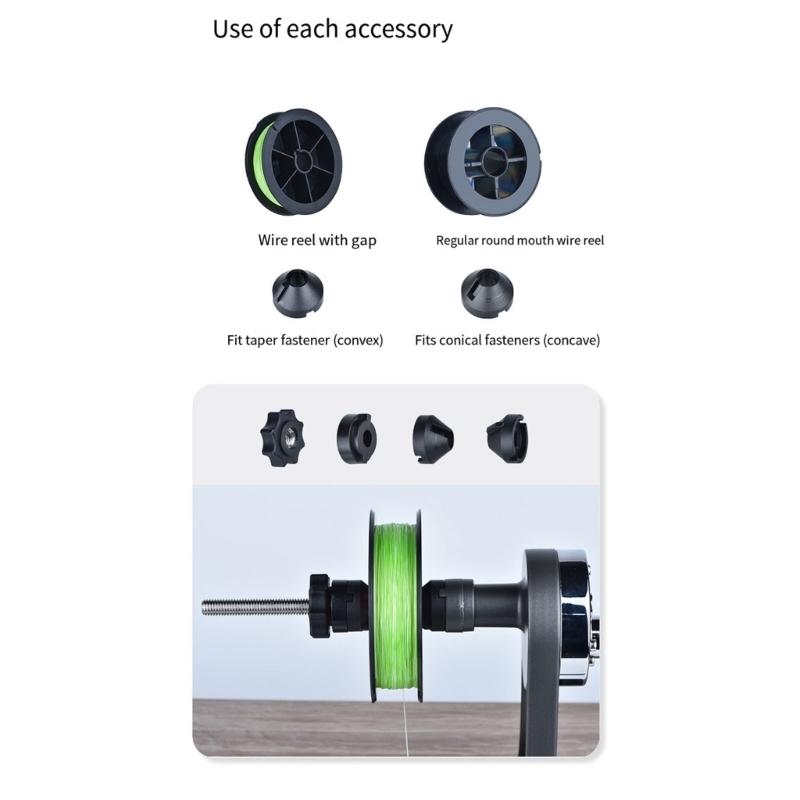 Light weight Fishing Line Spoolers Rotate Reel Baitcasting Reel Spooling Carps During Fishing Activity
