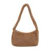 Early Spring New Mao Mao Solid Color Casual Fashion Fashion Plush Hand-held Underarm Women's Bag