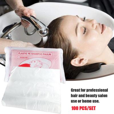 100Pcs Hair Cutting Capes Disposable Waterproof Hair Salon Capes Haircut Apron Salon Barber Tools