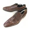 Italy Bettaccini Wholecut Leather Shoes 42 26.5-27cm Brown