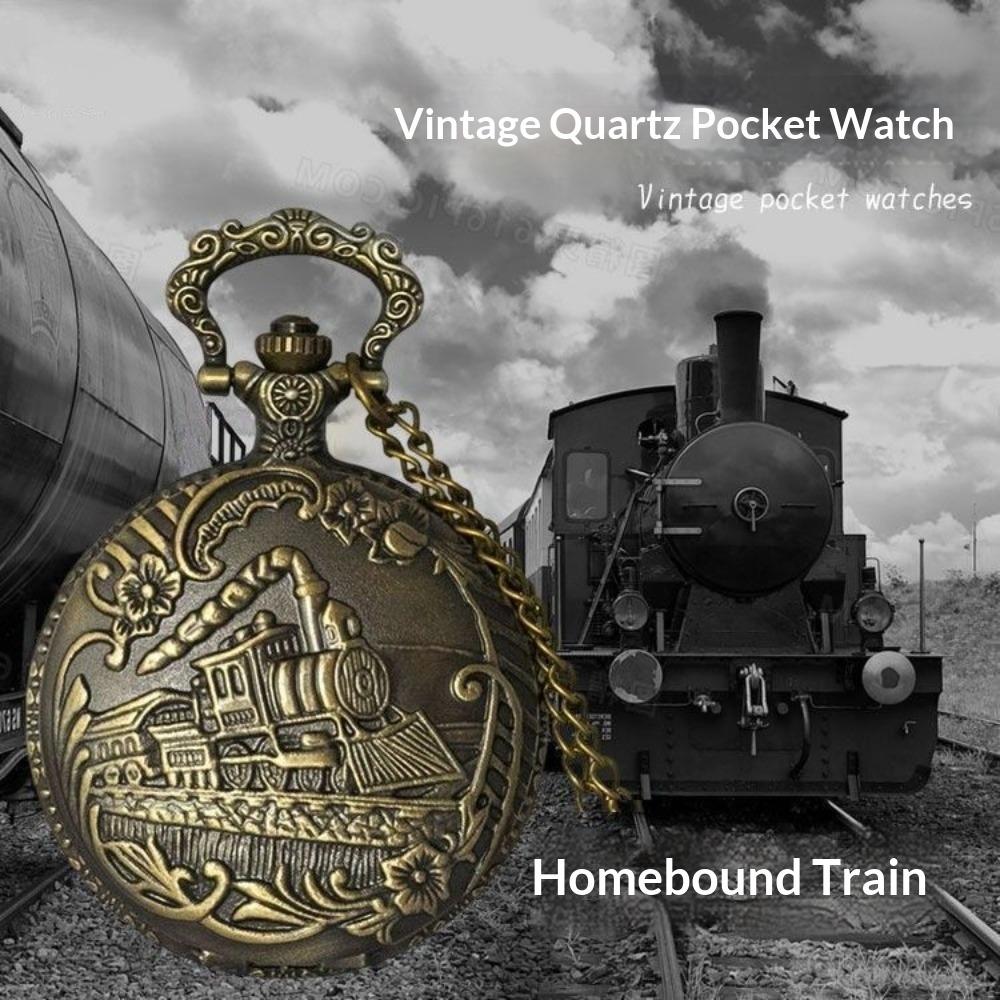 European Retro Pocket Watch Women s Exquisite Mini Flip Design Necklace Literary Temperament Student Ins Wind Summer Versatile (watch + chain + battery)