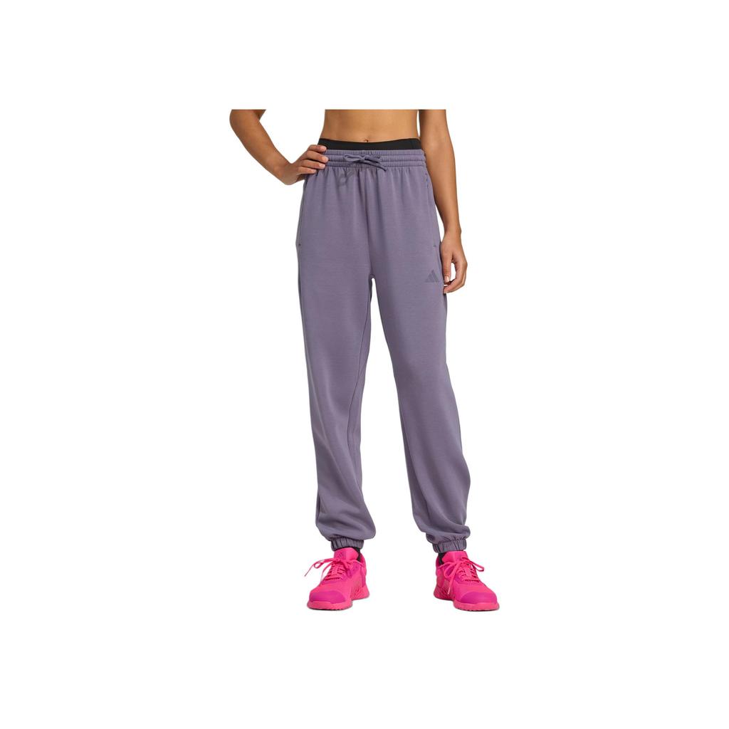 Adidas Climacool Designed For Training Joggers Loose Mid-Rise Tapered Fashion Sports Long Pants Women Bottoms JX3137