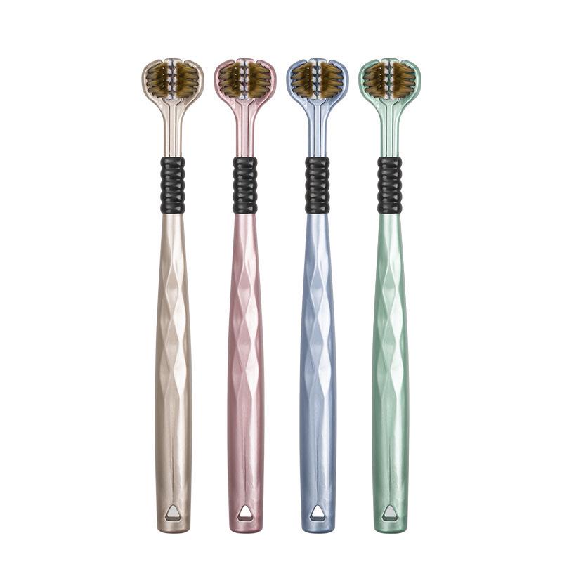 High-End U-Shaped Soft Bristle Toothbrush for Gum and Tongue Cleaning