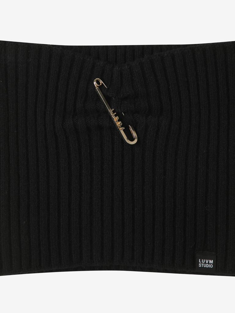 LUVM Knit Bustier Top_Black