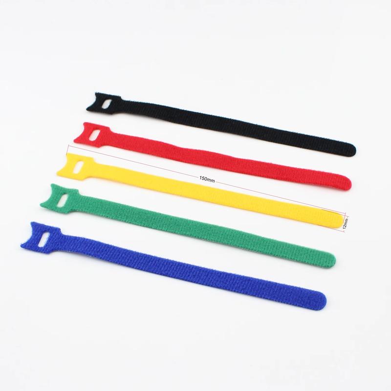 50/100PCS Detachable Cable Ties Colored Plastics Reusable Cable Ties Nylon Loop Wrap Zip Ttype Cable Tie Wire Bandage Tie