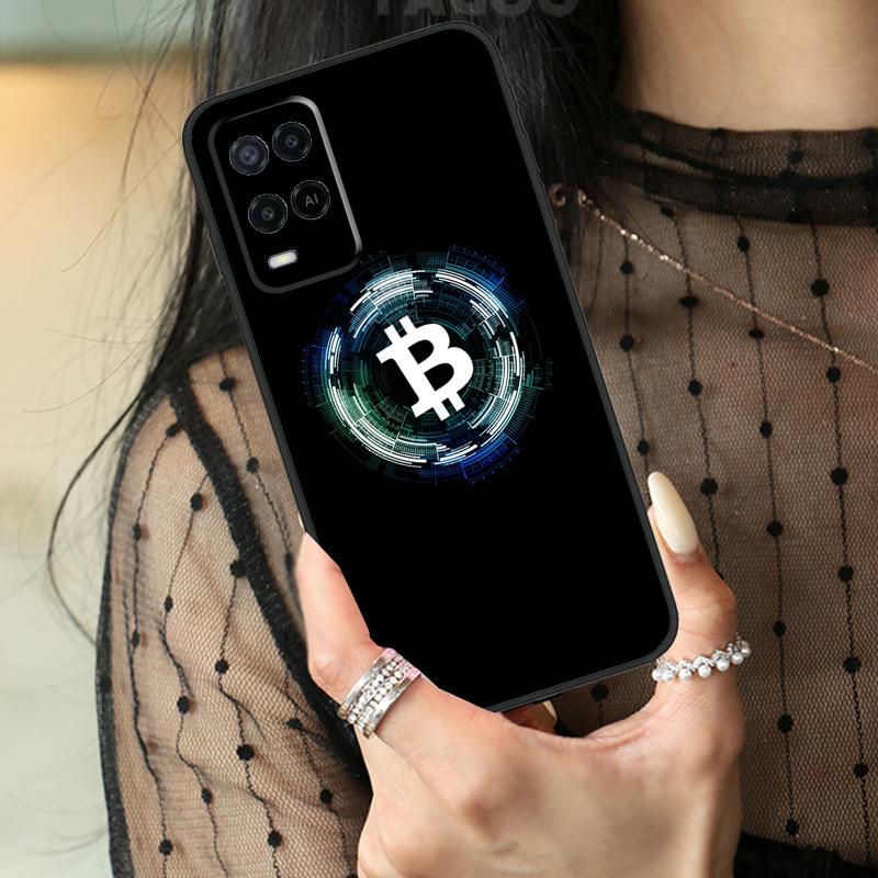 Bitcoin Case For Oppo A5 Pro A15 A17 A57 A77 A18 A38 A58 A78 A98 A94 A74 A54 A40 A60 A80 A96 A76 A16