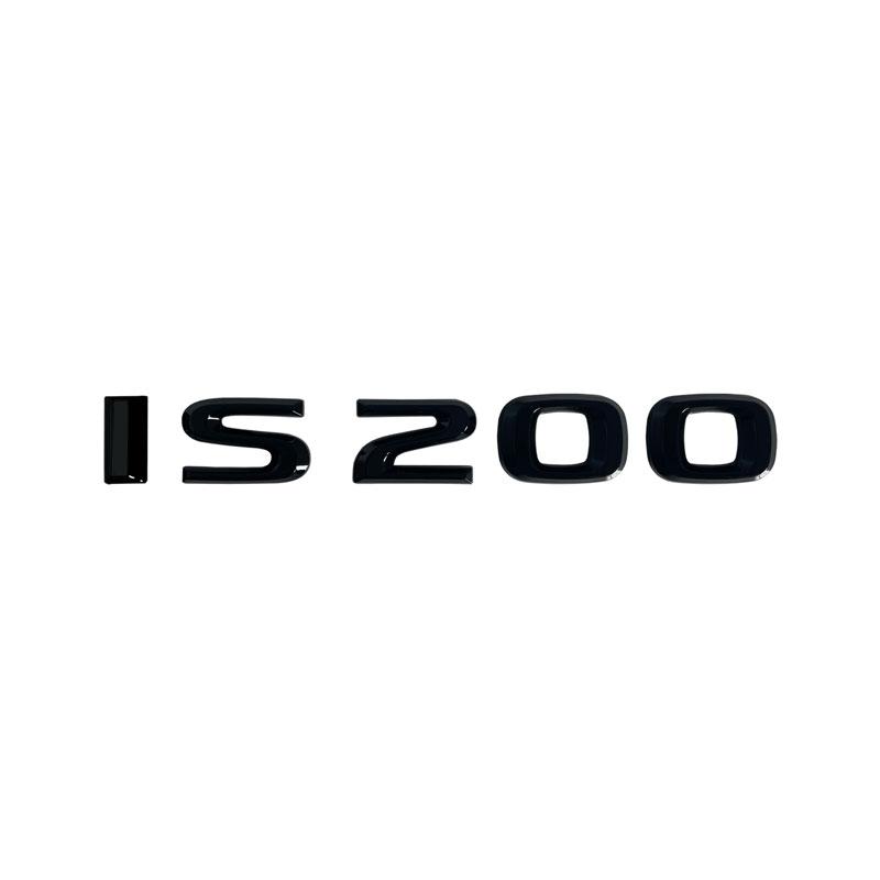 1Pcs Chrome Metal Black Silver IS200 IS300 IS250 IS350 ALTEZZA Logo Auto Body Rear Trunk Emblem Badge Sticker For Lexus