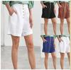 Elastic Waist Cotton Linen Loose Casual Pants for Women - Spring/Summer Collection