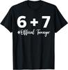 Funny 13th Birthday Official Teenager 13 Year Old Boys Kids T-Shirt