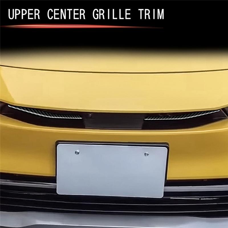 2Pcs Front Bumper Upper Grill Moulding Cover Trim Car Styling For Toyota Prius 60 Series -