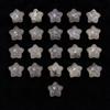 21pcs White Crystal Spacer Loose Beads Sodalite Jewelry Making Material  Necklace Earrings