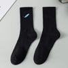 New Athletic Embroidered Socks for Men Basketball Cotton Crew Socks Fashion Women Men Sports Running Socks High Quality