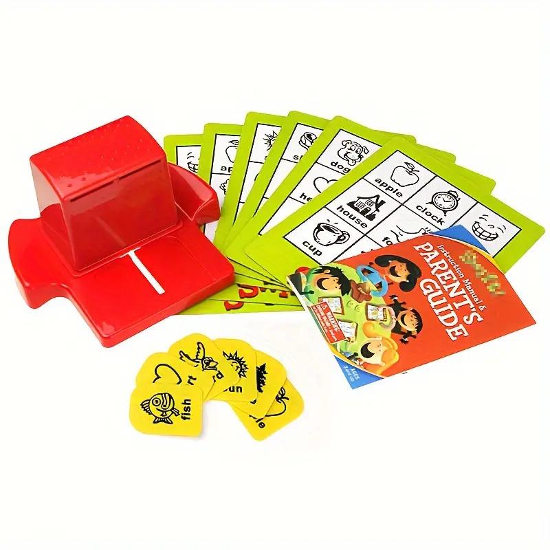 1 Box Of Product Quick Response Ability Puzzle Thinking Table Board Game, Early Reading Game For Preschool To 2nd Grade Gift