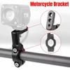 Aluminum Motorcycle Handlebar Bracket Multifunction Motorcycle Headlight Spotlights and Map Devices Handlebar Bracket Set