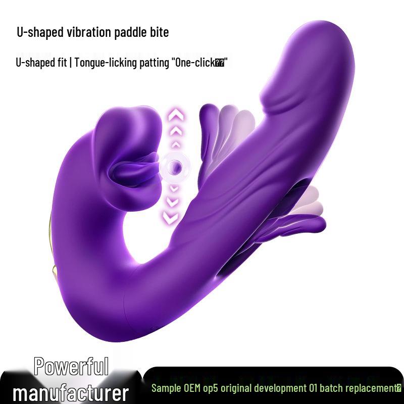 Esplosivo Bacchetta Vibrante 3-in-1 per Lingua con 7 Frequenze Stimolatore del Punto G Aspirante per Donne