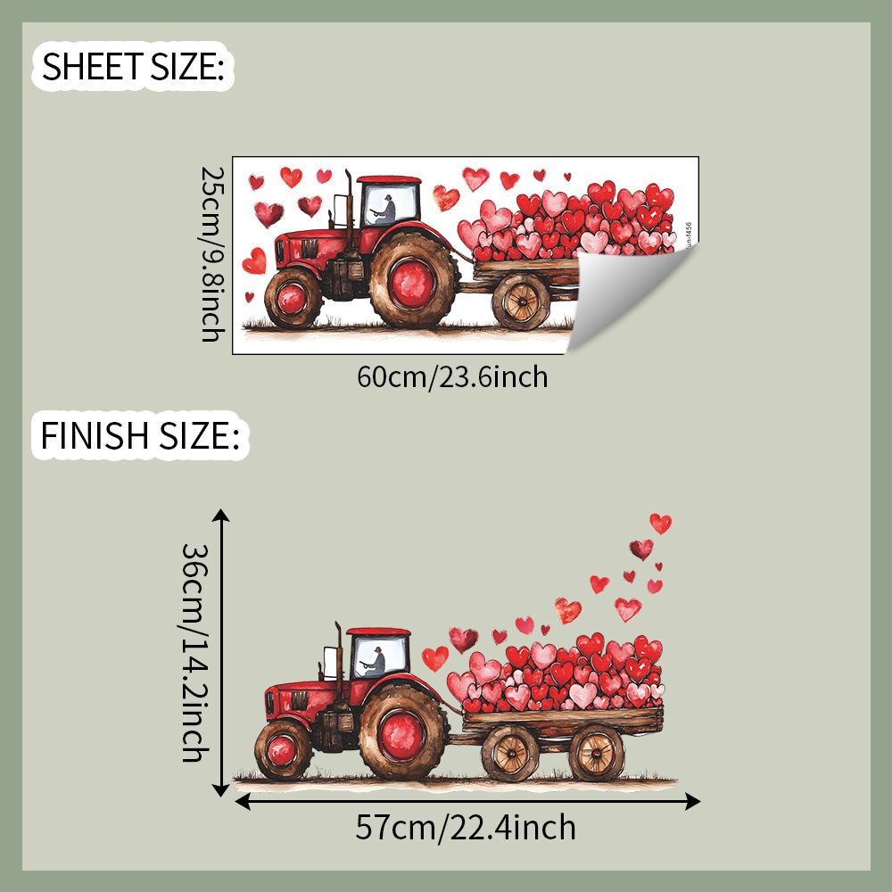 

Настенные наклейки в форме сердца, раскрашенные, для украшения и декорирования фона спальни и гостиной автомобиля