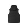 Fila Solid Color Loose Sleeveless Hooded Down Vest Women Vests Black F11W347902F-BK