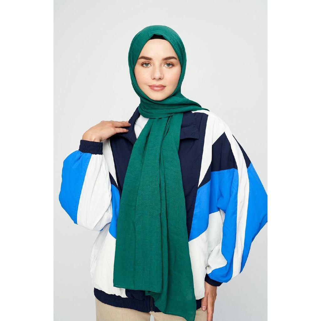 Kra-Baumwollschal Grüner Tee