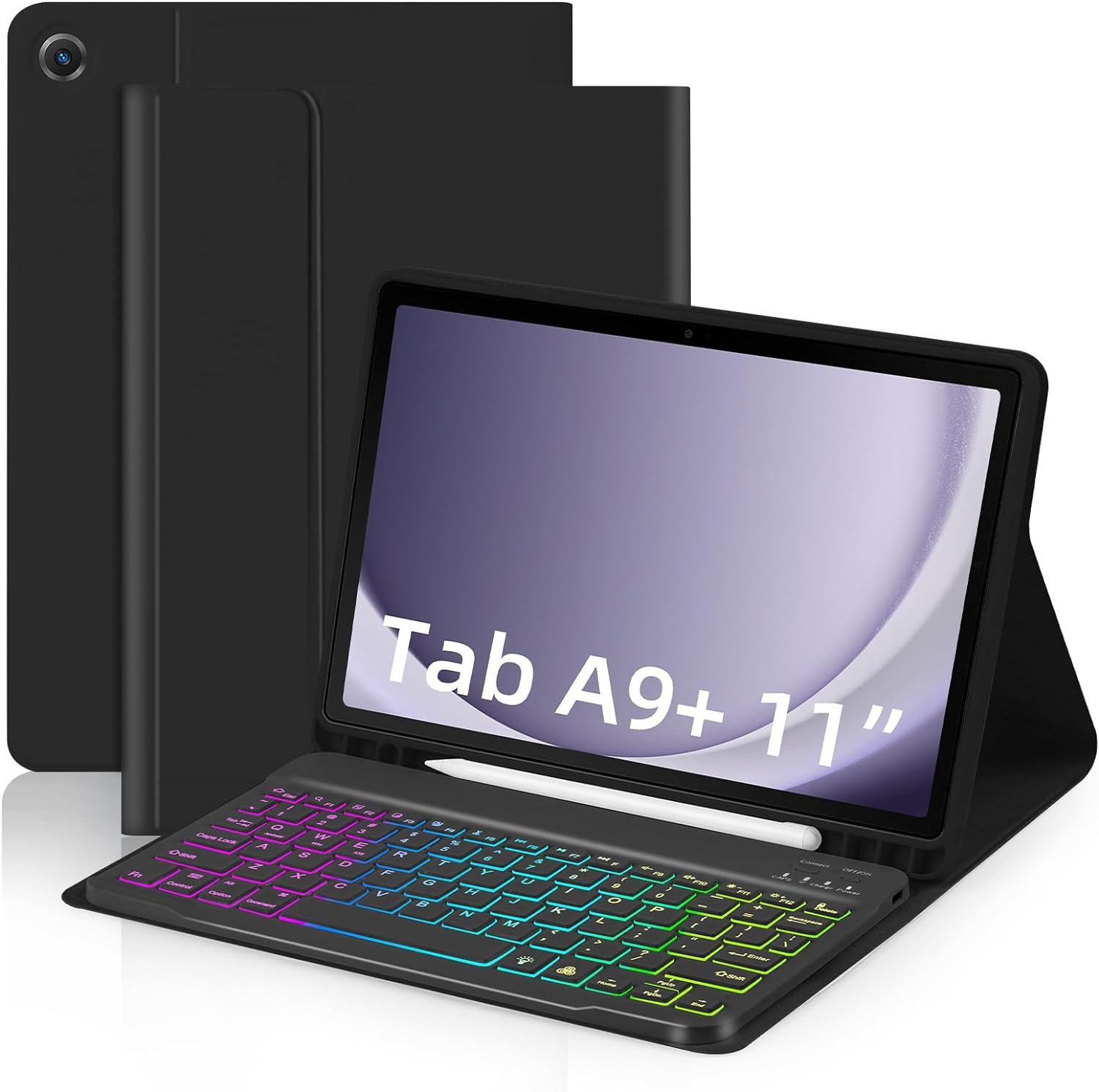 

Чехол-клавиатура Bluetooth для планшета Samsung A9Plus10FE+ и испанская мышь-бар Galaxy A7 T500/T505 10.4 inch