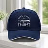 pc BORN TO PLAY Trumpet Sandwich Cap Adjustable Baseball Cap Suitable for Weddings Parties Music Festivals Bachelorette Part