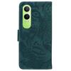For OnePlus Nord CE4 Lite 5G/Oppo K12x 5G (China) Case Tiger Imprint Leather Shockproof Wallet Phone Cover