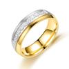 European & American Fashion Titanium Steel Diamond Couple Rings