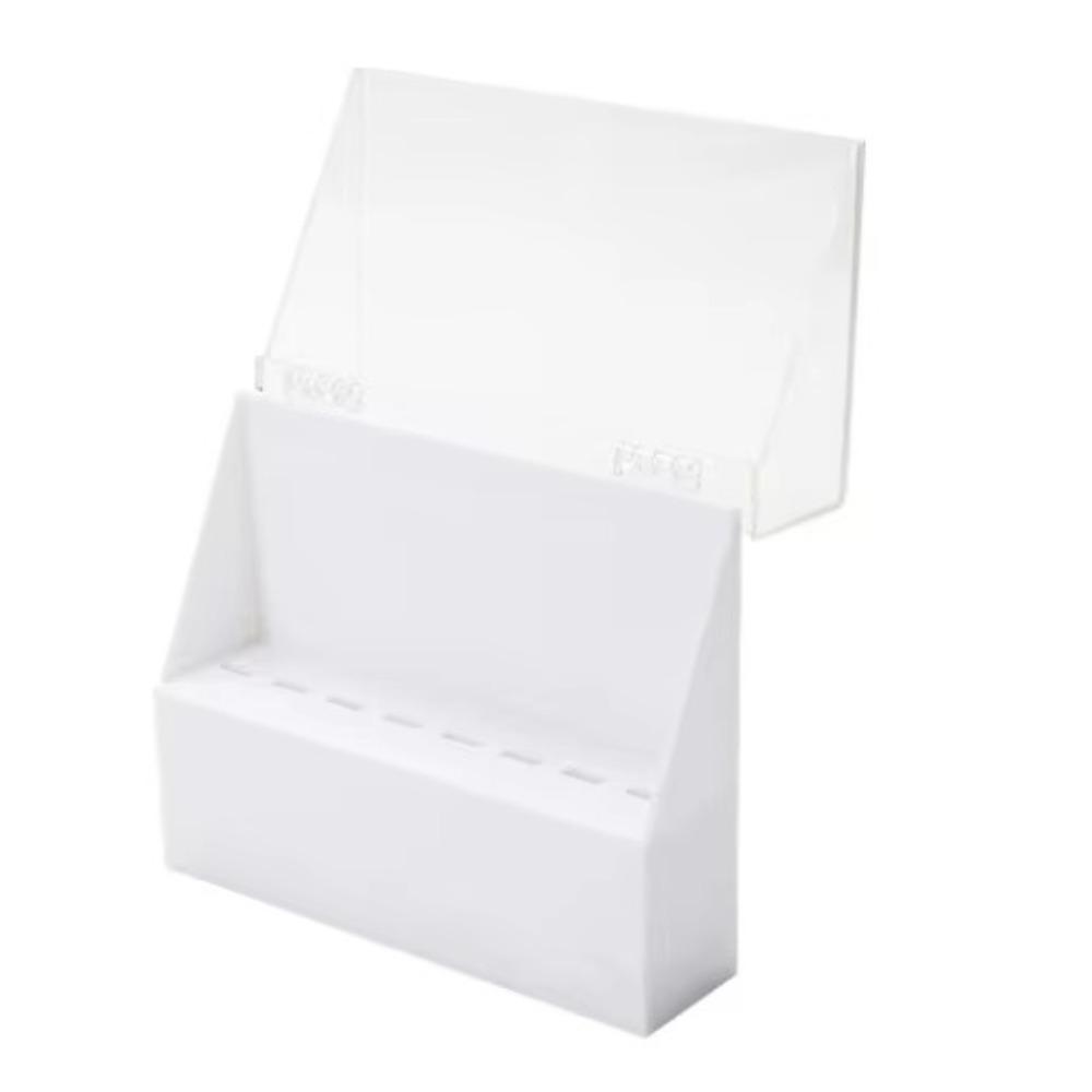 New Acrylic Tweezers Display Rack 8 Holes Portable Storage Holder Eyelash Extension Flip Cover Tweezer Stand 5060₽