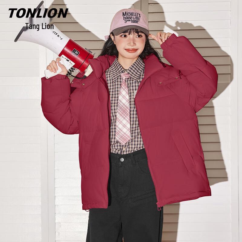 

TonLion Women s Hooded Padded Winter Jacket M