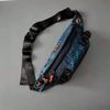 Borsa da petto estiva impermeabile da uomo Borsa sportiva da cintura Borsa da donna per cellulare Borsa a tracolla trendy per il tempo libero all'aperto Borsa mimetica
