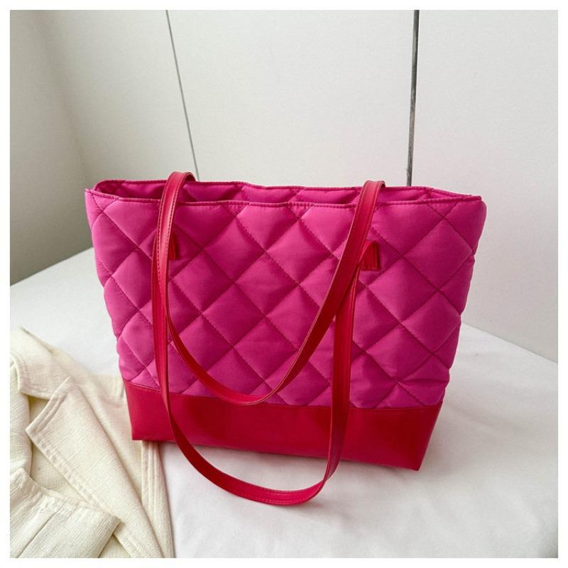 

Большая вместимость нитки для алмазной вышивки ткань Оксфорд новая модная повседневная на плечо портативная сумка-тоут женская розы красного