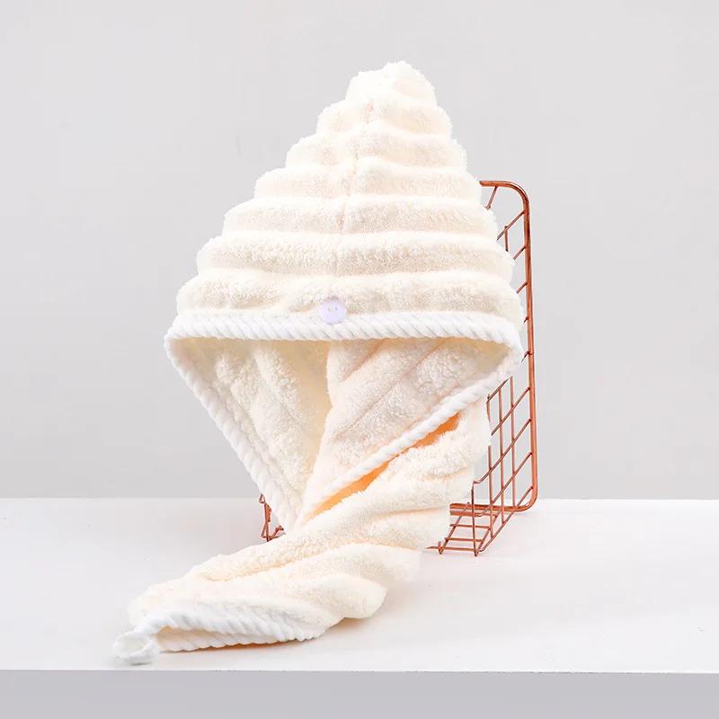 

Dry Hair Cap for Women, Thickened and Super Absorbent Headscarf for Wiping Hair, Quick Drying Cap, Dry Hair Towel
