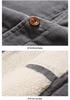 Men's Warm Corduroy Workwear Jacket, Plus Velvet Thickened, Winter Dad's Coat