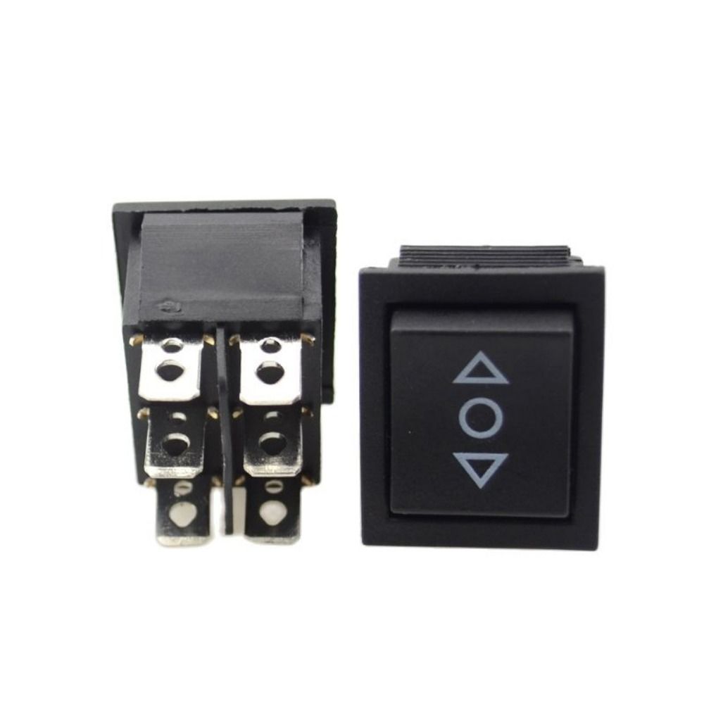 10pcs High Current Momentary Rocker Switch 6 Pin Terminals Push Button Switch Car