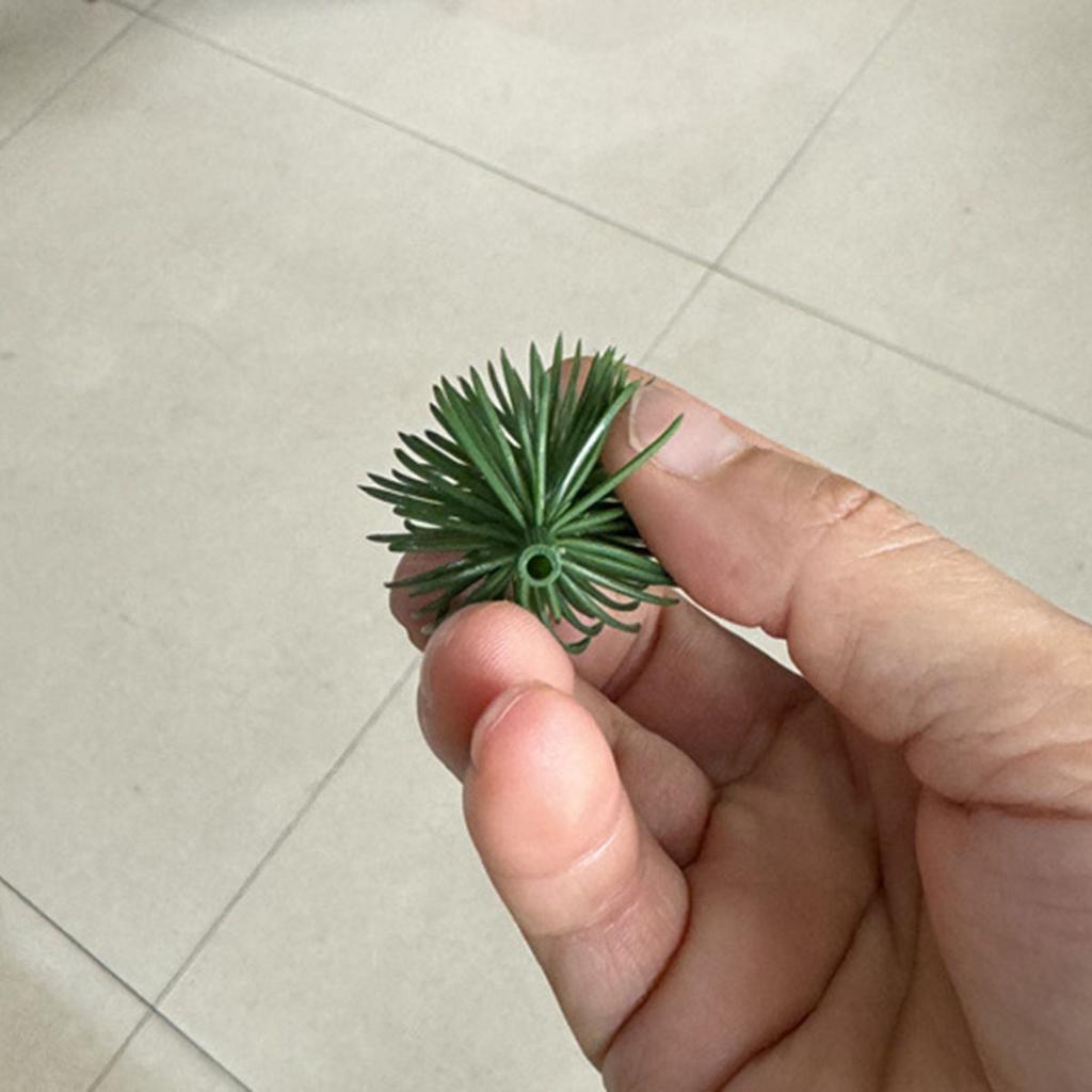 50pc Artificial Plants, Artificial Pine Needles, Christmas Trees, Small Pine Needle Trees, Christmas Rings, Christmas Handicrafts, Decorative PE Trees