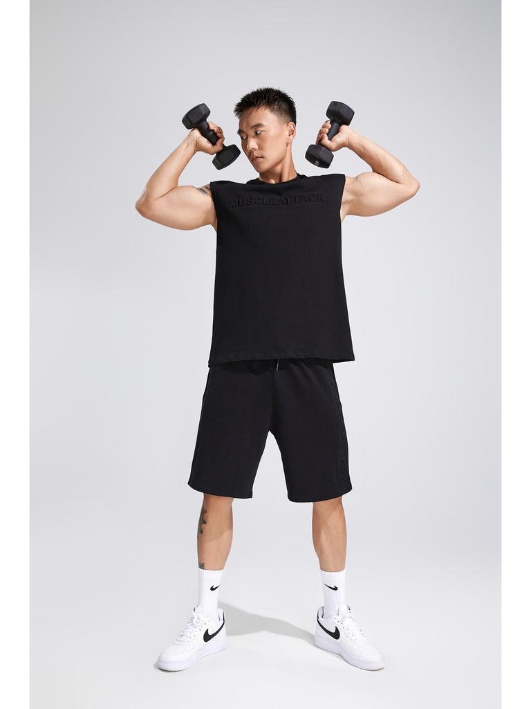 Muscle Fitness Summer Cotton Tank Top - Men's Running & Casual Sport Sleeveless