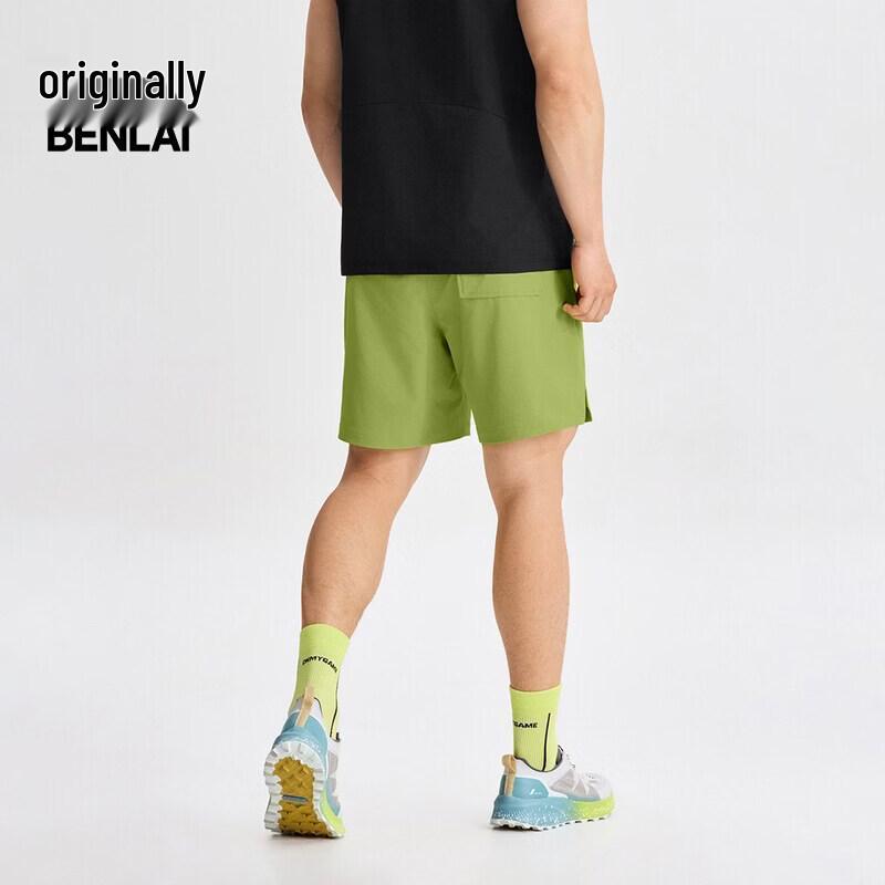 BENLAI Men's Wear-Resistant Casual Sports Shorts