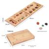 Kids' Gem African Chess Puzzle: Wooden Beads Sorting & Planting Checker Game