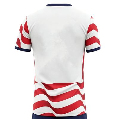 VS 2026 Voetbalshirt Amerika Mode Eomrn Heren Comfortabel Ademend Mesh Shirt Zomer Ronde Hals Korte Mouw T-shirt