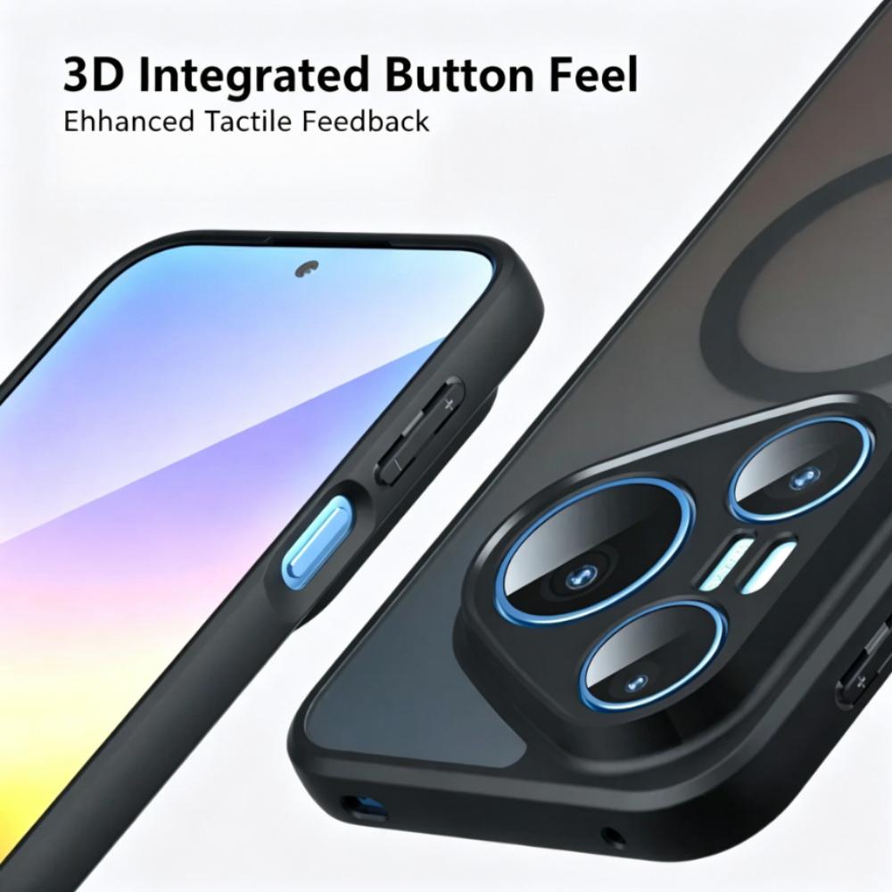 Drop Protection Wireless Charging For MagSafe Case For Huawei Pura 90 Pro Max Clear Matte Back Cover For Huawei 90S Pro Max