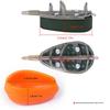 Carp Fishing Feeder Rig Set With Bait Cage Lead Weight Hook Assembly Lake Casting