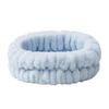 Fascia per Lavaggio Viso, Elastico per Lavaggio Viso, Fascia per Capelli da Donna, Peluche Monocolore, Fascia per Capelli da Casa per Trucco, Elastico per Capelli