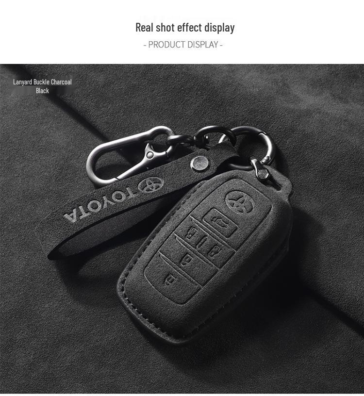 High-End Suede Key Bag for Toyota Sienna, Alphard, Vellfire, Grand Highlander