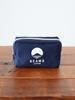 Beams Japan evergreen works Custom Logo Free Size Wallet/Pouch, Pouch, Medium, Navy,