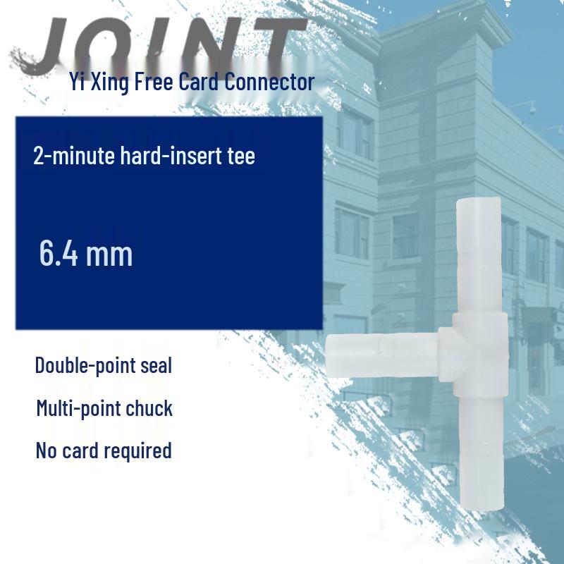 

Yixing Water Purifier Accessories: Quick Connector 2-Point Y-Type Tee, 323 Straight T-Type Side Plug, 3-Point Quick Insert, Middle Thread