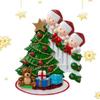 Resin Family Christmas Ornament Decorative DIY Name Pendants Christmas Tree Ornaments  Christmas
