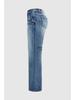 2026 Spring Women's High-Waisted Retro Wide-Leg Jeans - Washed, Faded, Loose, Straight, Floor-Length